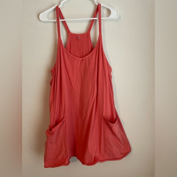 FP Movement by Free People Vibrant Ruby Red Hot Shot Mini Dress size XL - Picture 6 of 8